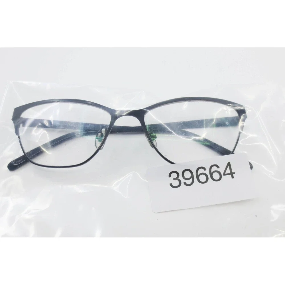 Legacy Lane 41 Black Cat Eye Eyeglasses Frames 56-17-145 Metal Women Mens